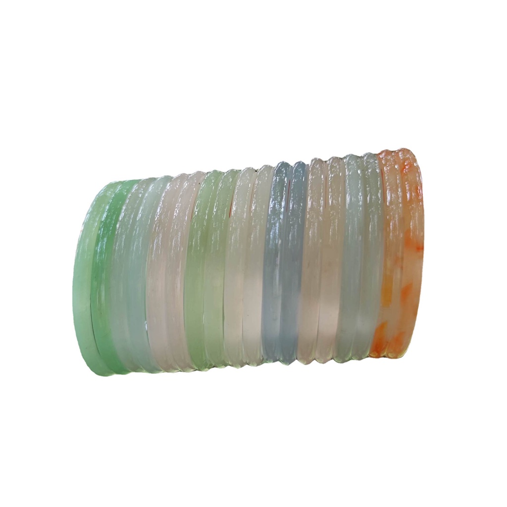 Vòng Đeo Tay 56 Chi Tiết Hạt Ngọc Thạch Trong Suốt Phong Cách Trung Hoa