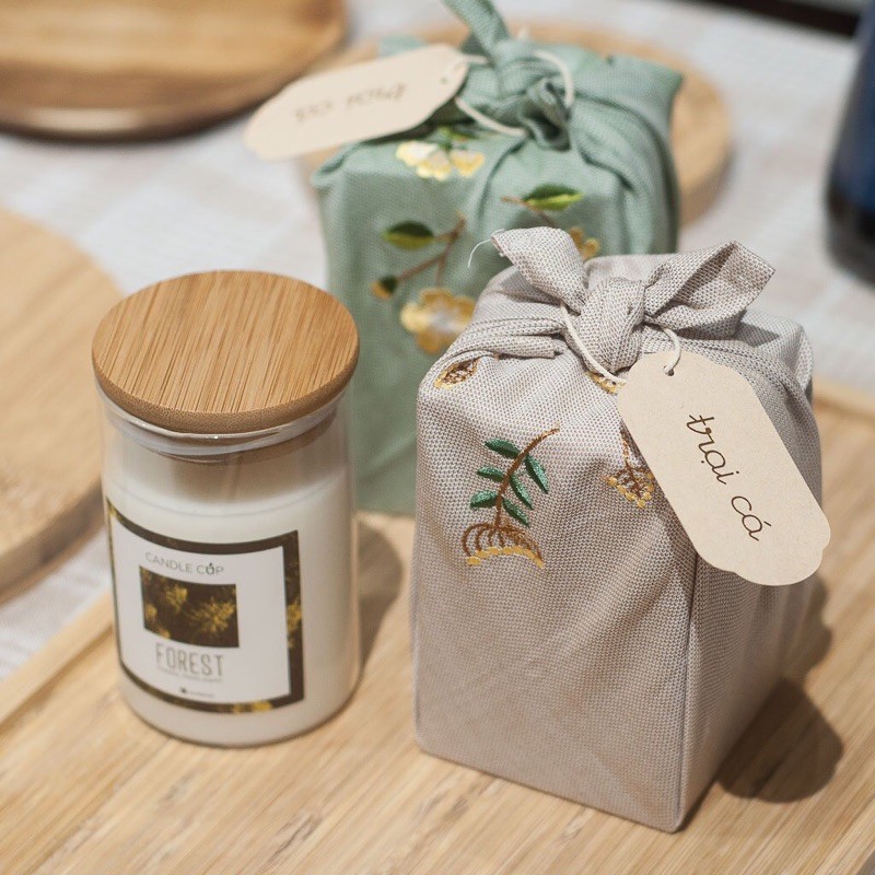 Khăn mùi xoa thêu hoa các loại