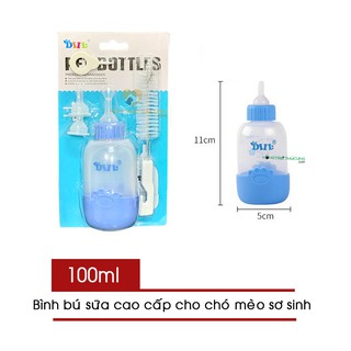 Bình Bú Sữa – Bình Ti Sữa Cho Thú Cưng Full Phụ Kiện
