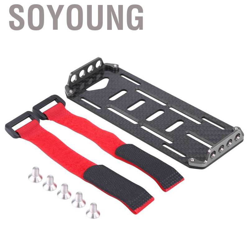 Khay Đựng Pin Bằng Sợi Carbon Cho Xe Điều Khiển Từ Xa Traxxas Hsp Redcat Rc4Wd Tamiya Tỉ Lệ 1:10