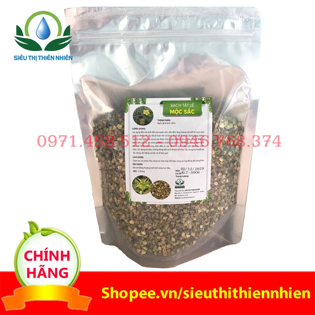 Bạch Tật Lê  sấy khô Mộc Sắc 500g