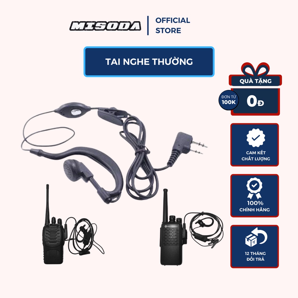 Tai nghe Bộ Đàm thường
