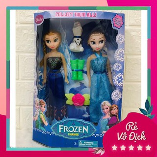 ĐỒ CHƠI BÚP BÊ ELSA VÀ ANNA CÙNG NGƯỜI TUYẾT OLAF