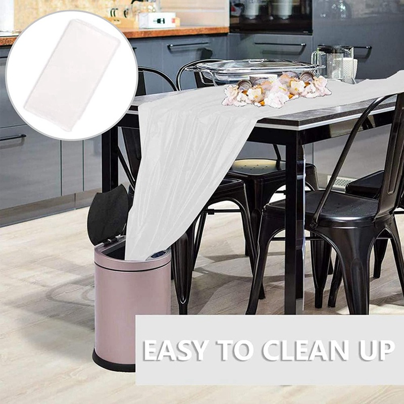 Set 5 Khăn Trải Bàn Hình Chữ Nhật 137X274cm Dùng Một Lần Cho Tiệc Tùng / Dã Ngoại