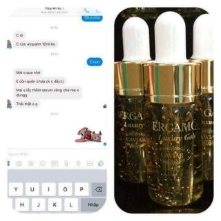 Serum Bergamo Luxury Gold set 4 chai