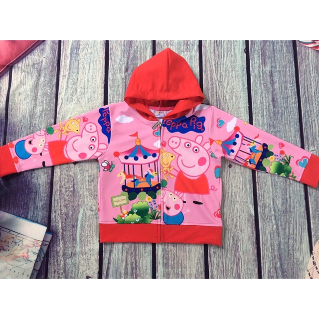 Áo khoác 3D Kenkids Elsa, Peppa cho bé gái