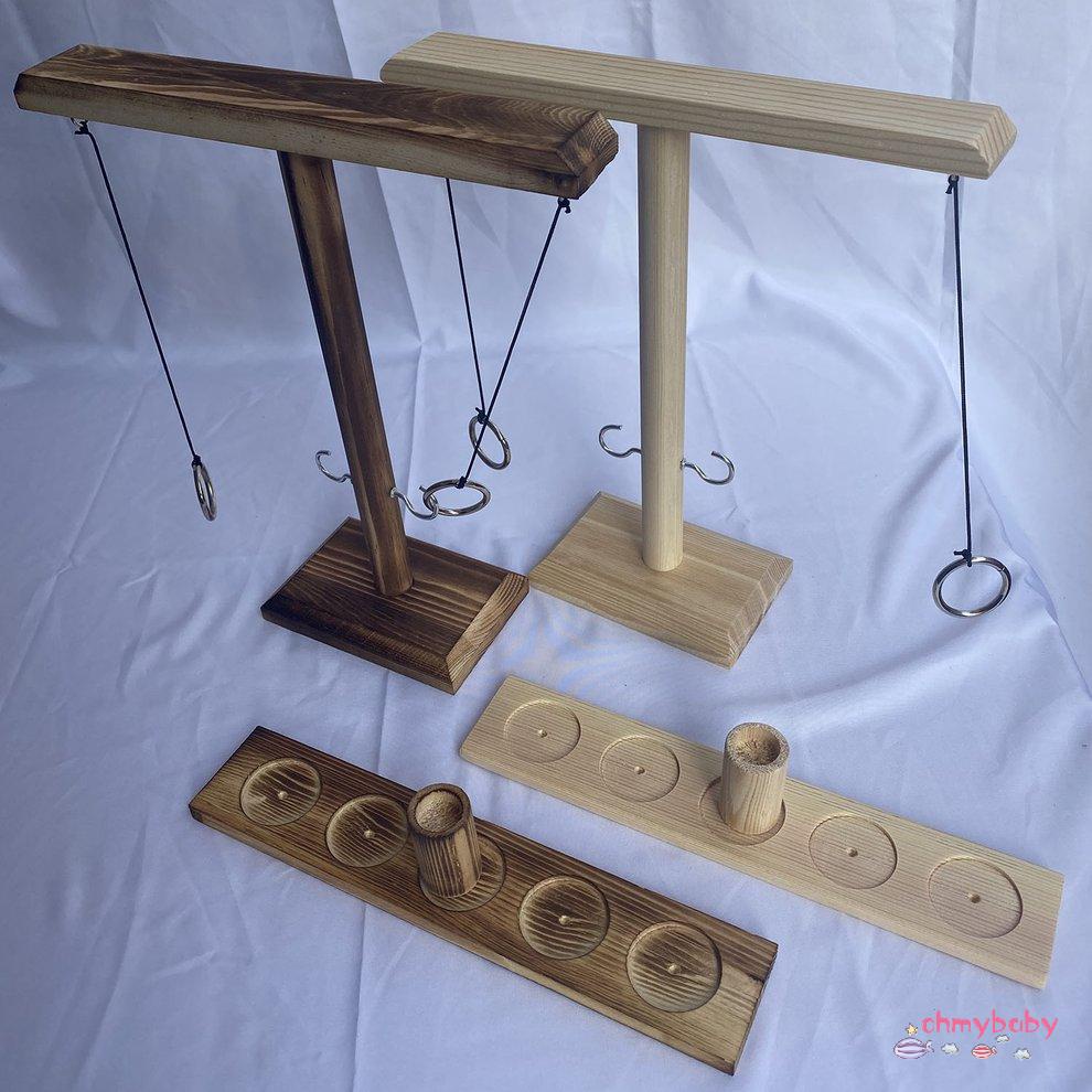 Trò chơi Ring Toss Trò chơi trên bàn cầm tay với Bắn Thang Bắn Trò chơi Hook và Ring [8/8]