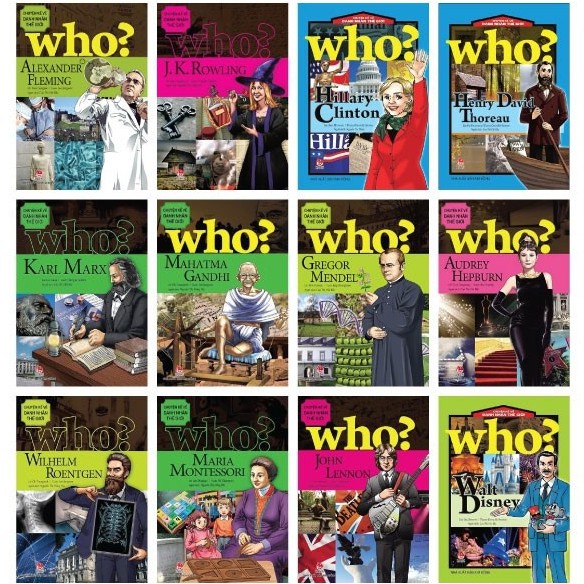 Bộ Sách - Who ? Chuyện kể về danh nhân thế giới