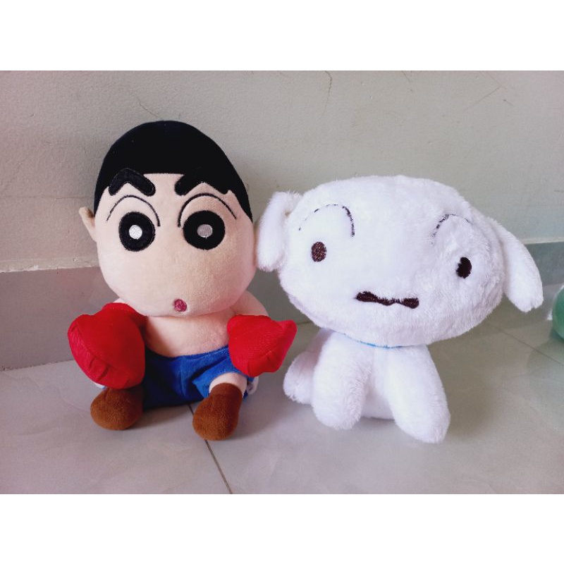 Gấu bông Shin và chó tuyết