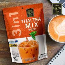 Trà sữa Thái Lan hòa tan - Thai Tea Mix 3in1 RANONG TEA (trà xanh, thái đỏ) 200g
