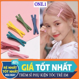 Sỉ Kẹp tóc mái chữ X - Kẹp tóc nơ bấm dễ thương hottrends 2022