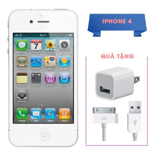 Điện Thoại iPHONE 4 8G 16G Có Khe Cắm Sim WiFi 3G Xem Phim Nghe Nhạc | WebRaoVat - webraovat.net.vn