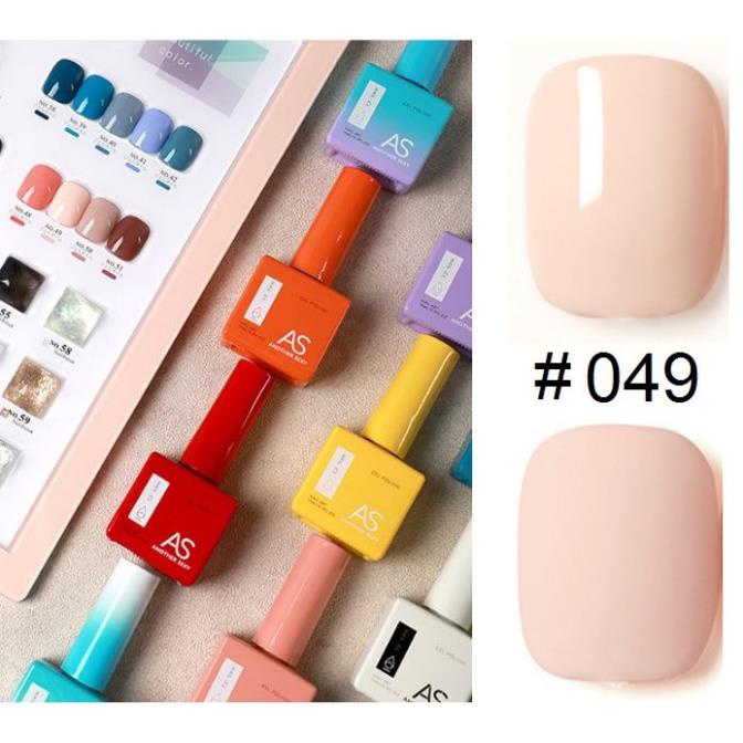 Sơn Gel AS chai Vuông mẫu mới Mã VP 46.50 ( Cam Kết Chính Hãng _ chọn màu tự do hơn 2000 màu)