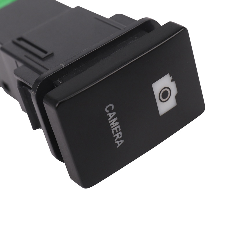 Công Tắc Bật / Tắt Đèn LED Xanh Dương 33x22mm 12V Cho Toyota Landcruiser Yaris RAV4 Đen