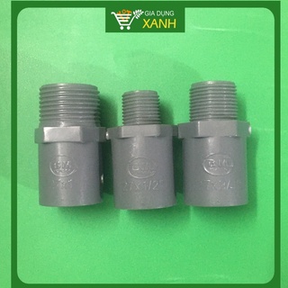 Nối ống nhựa uPVC răng ngoài bằng nhựa uPVC Bình Minh nhiều kich thướt - hàng chính hãng