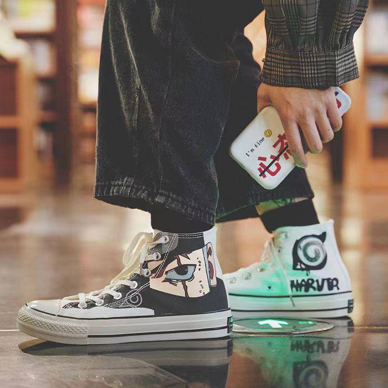 Naruto Trend All-match Graffiti giày nam tăng chiều cao | BigBuy360 - bigbuy360.vn