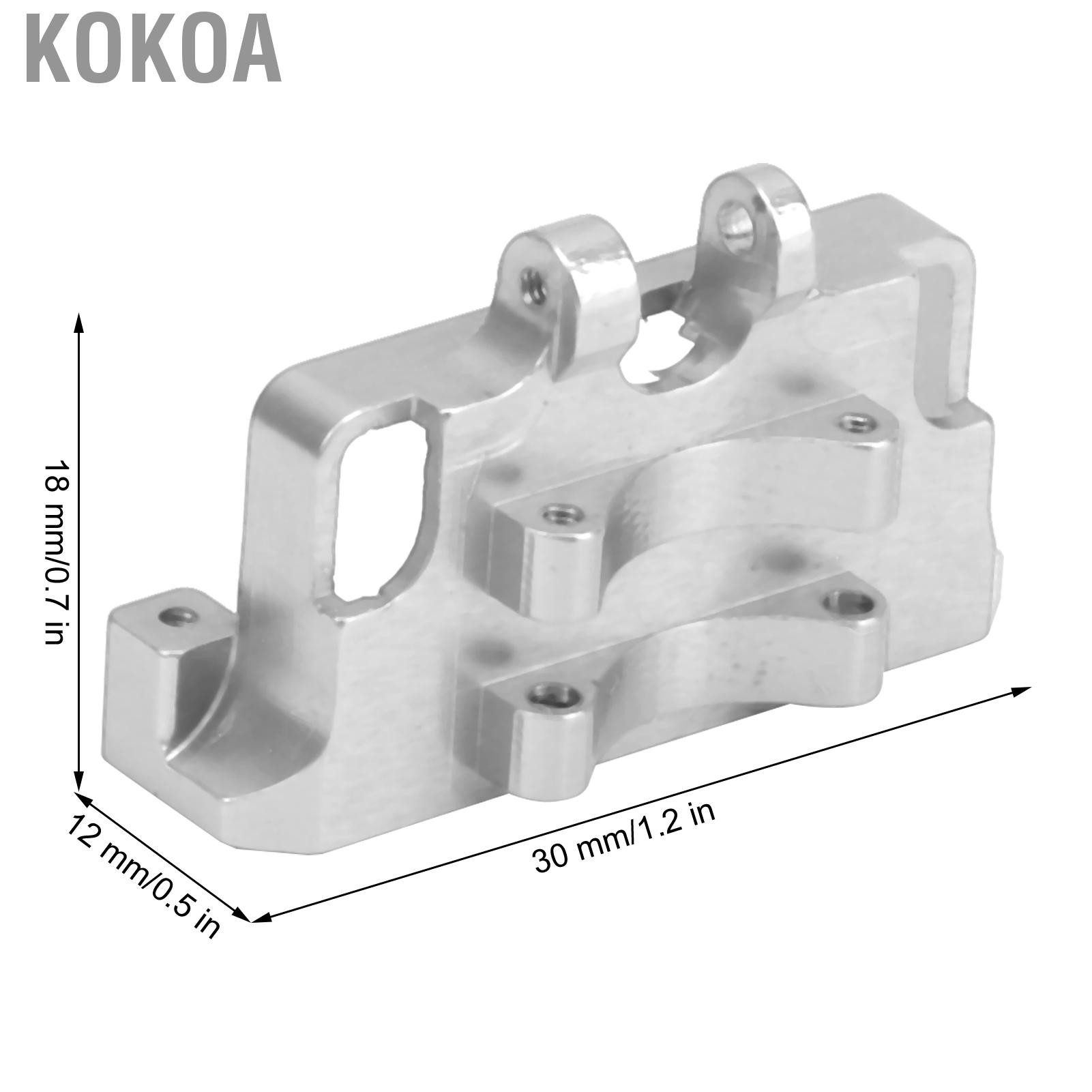 Kokoa Aluminium Steering Gear Fixed Mount Servo Bracket for Axial SCX24 90081 1/24 RC Car