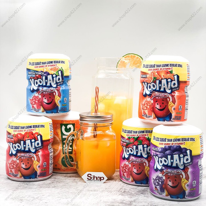 Bột pha nước trái cây Kool Aid 538g