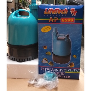 Máy bơm đáy hồ cá lifetech ap-6500 cs 100w lưu lượng 3.500l/h đẩy cao 3m dùng cho hồ cá cảnh, hòn non bộ, rau sạch