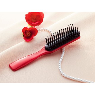 Lược chải tóc Sakura màu đỏ -trắng