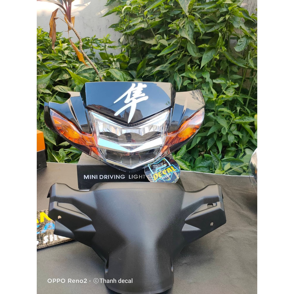 Đầu sirius 2 tầng gắn cho sirius 50-110 , full ốp đầu đủ màu , tặng kèm bợ cổ