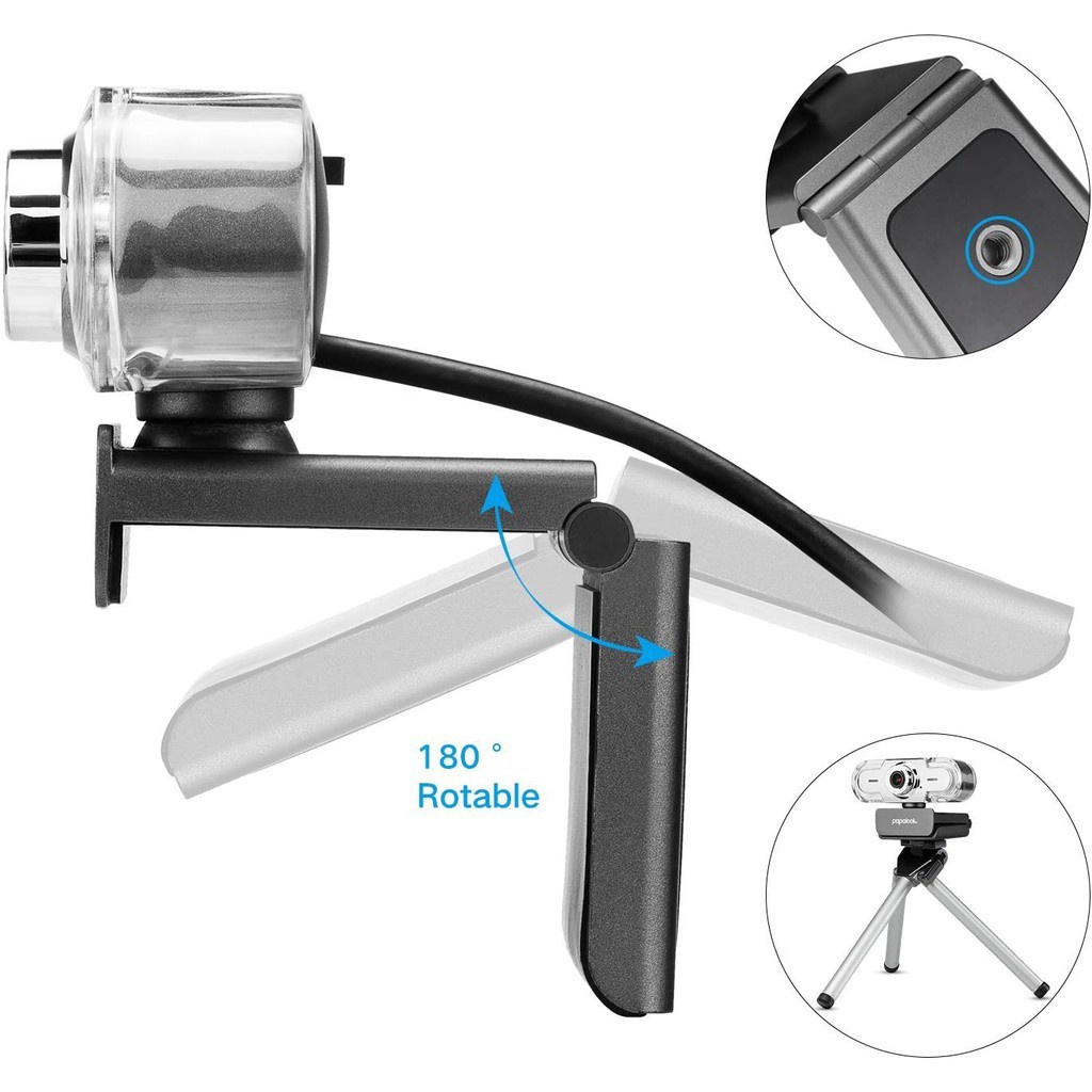 Webcam Pa452 Pro 1080p Tích Hợp Micro Và Máy Quay Video Cho Windows 7 / 8 / 10 / Xp / Mac Os / Mac | BigBuy360 - bigbuy360.vn