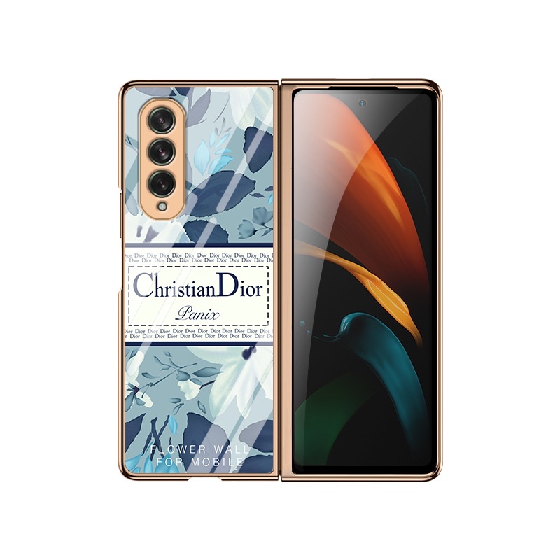 Ốp Điện Thoại Kính Cường Lực Sang Trọng Cho Samsung Galaxy Z Fold4 Fold3 5G Galaxy Z Fold 4 Z Fold 3 Fold 2
