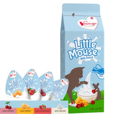 Sữa dinh dưỡng Feringa Mouse dành cho Mèo con Mèo lớn nhiều vị Garé Pet Shop Bánh thưởng sữa - Feringa Little Mouse Milk