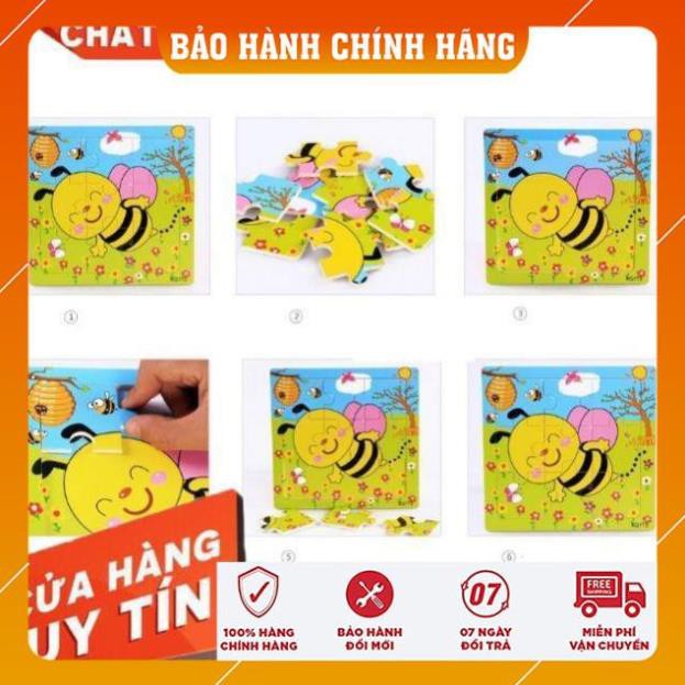 Tranh ghép hình 9 mảnh cho bé