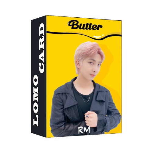 Hộp 30 lomo card BTS butter và thành viên