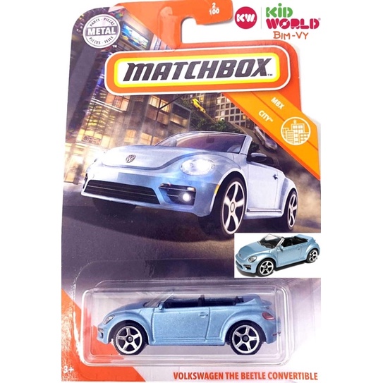 Xe mô hình Matchbox Volkswagen The Beetle Convertible GKK38.