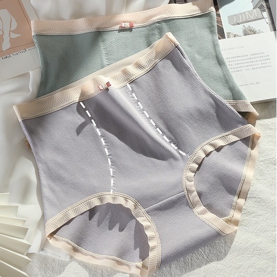 Quần Lót Cotton Lưng Cao Kháng Khuẩn PLUS SIZE Cho Nữ 40-100Kg