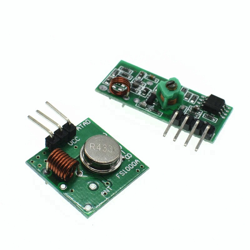 Set mô-đun thu phát tín hiệu không dây 315Mhz 433Mhz RF cho Arduino tự làm