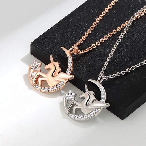 Vòng cổ nữ mạ bạc 925 đẹp giá rẻ bền không gỉ trang sức CINLA DC040