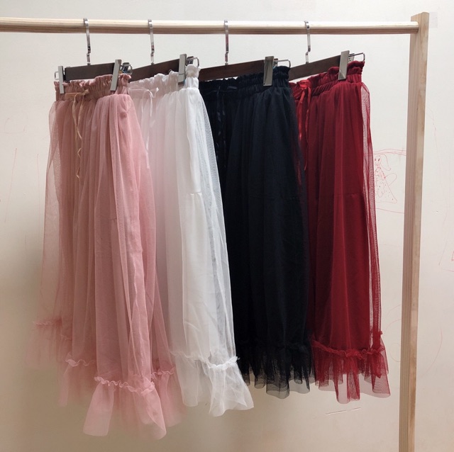 Chân váy lưới đuôi cá nhiều màu siêu xinh freesize dưới 55kg - Carotshop | BigBuy360 - bigbuy360.vn