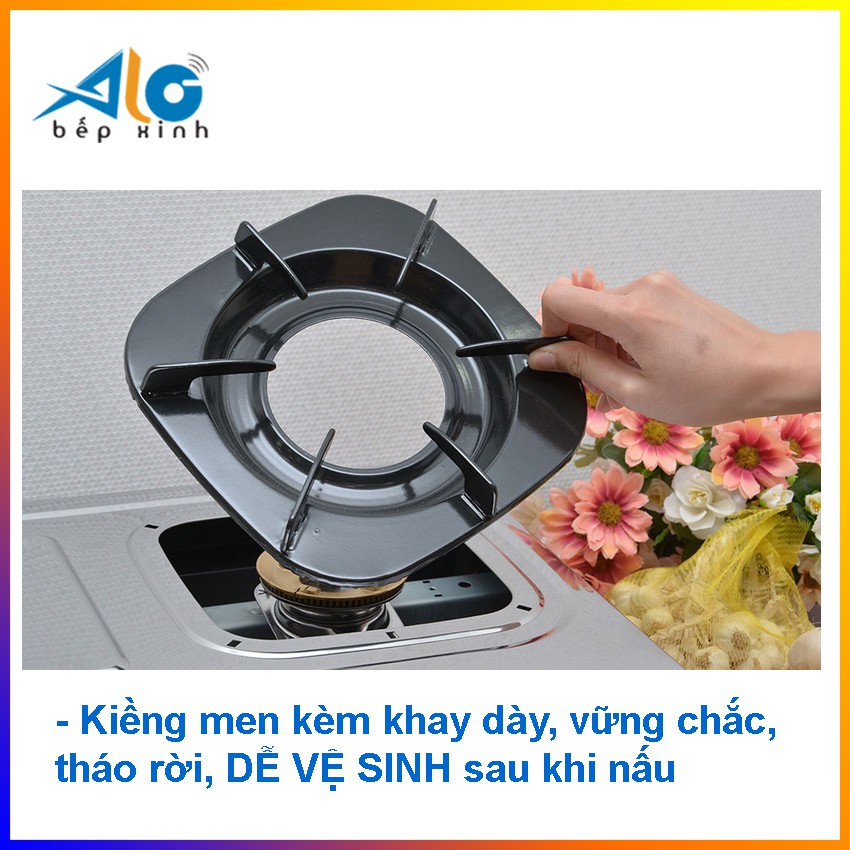 Bếp gas Rinnai RV-577BK - Dài 70cm - có đầu hâm lửa nhỏ - Alo Bếp Xinh