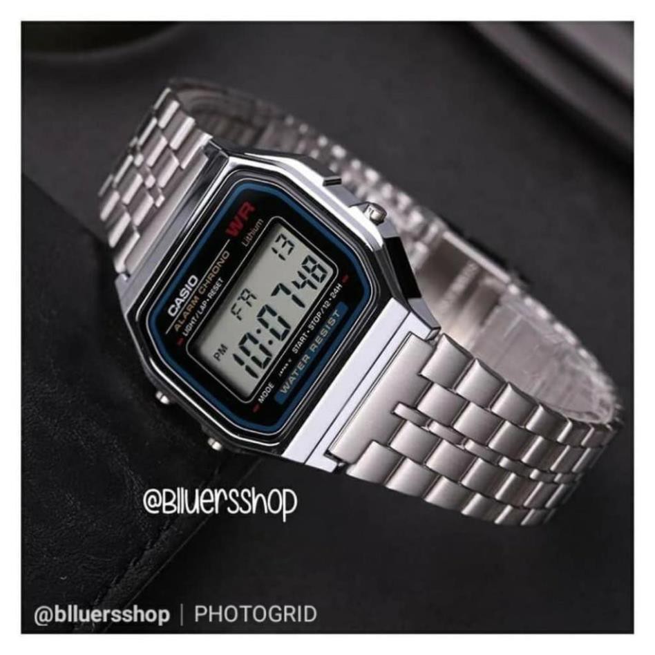 Đồng hồ unisex casio A159-A158 Full box điện tử chống nước siêu cá tính và trẻ trung - ĐỒNG HỒ QUỐC TẾ | WebRaoVat - webraovat.net.vn