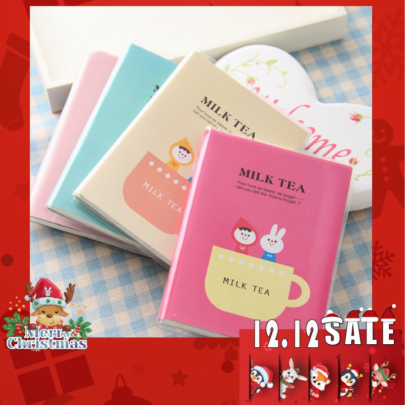 [Mã LIFE0803ALL giảm 10% đơn 0K] Set 5 cuốn Sổ tay mini MILK TEA độc đáo SIÊU RẺ !!!