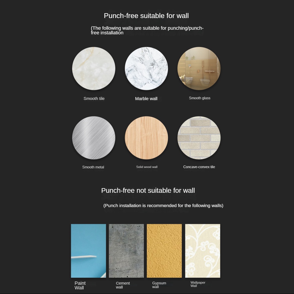 Xinkunlong Set 5 Móc Treo đồ Dán Tường Inox 304 Chịu Lực Tốt Siêu Bám Dính Chắc