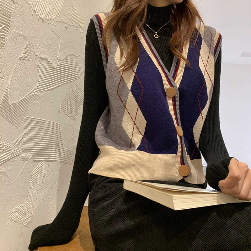 Áo Khoác Cardigan Dệt Kim Thiết Kế Cổ Chữ V Cho Nữ
