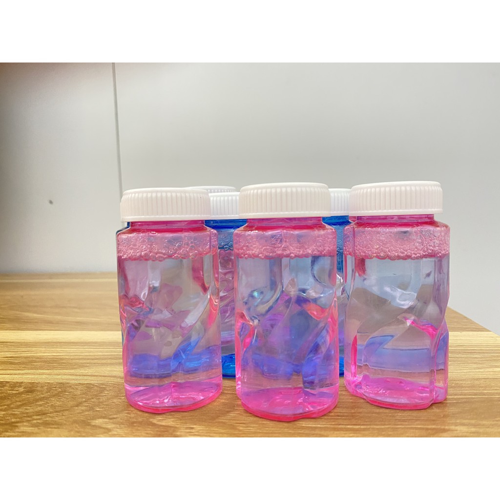 Lọ/Túi tạo bong bóng xà phòng 50ml và 10ml Cutiebaby cho đồ chơi bắn/thả/nhả/phụt bong bóng súng 8 nòng,cua tạo bọt