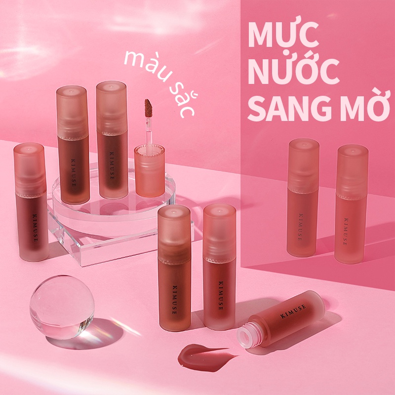 Set 3 son kem lì KIMUSE kháng nước lâu trôi chuyên dụng 90g