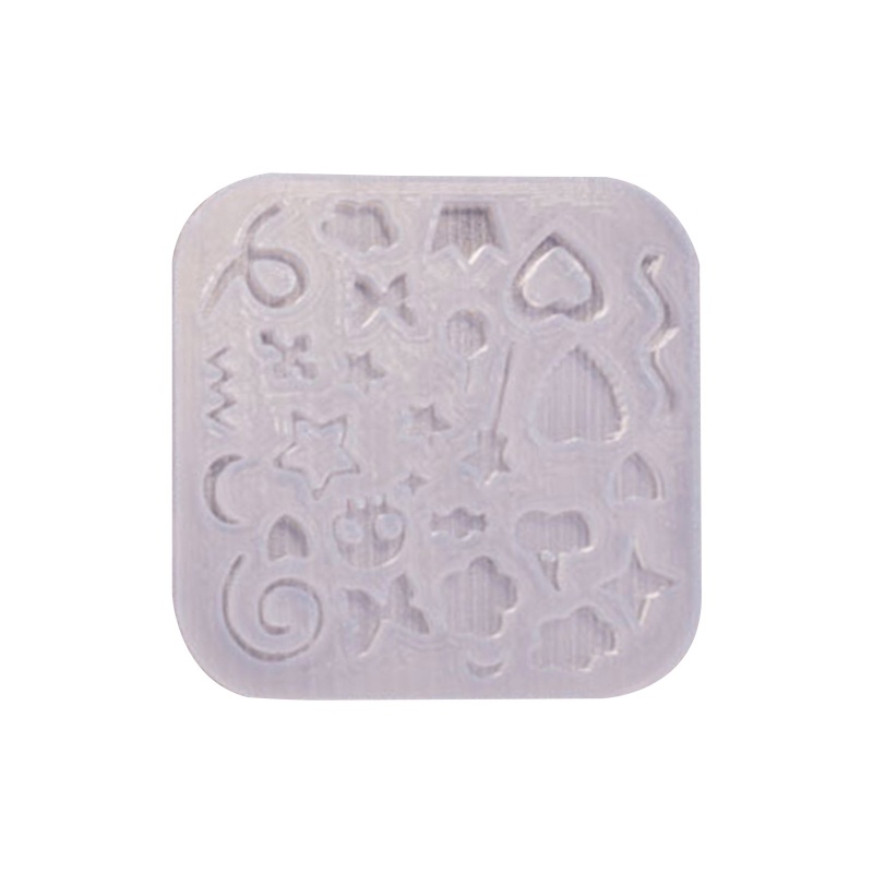 Khuôn Silicone Làm Móc Khóa Epoxy Resin Pha Lê Cát Chảy Nghệ Thuật