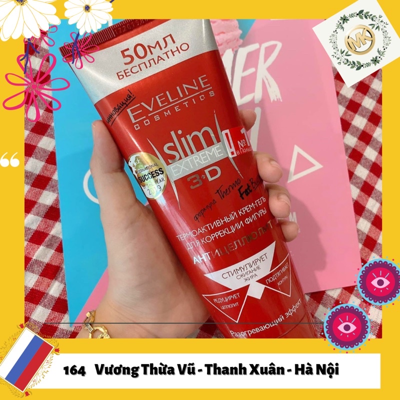 Kem tan mỡ Eveline Slim Extreme 3D 250ml nga | BigBuy360 - bigbuy360.vn