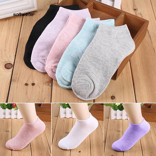 Vớ cotton cổ thuyền xinh xắn dành cho nữ