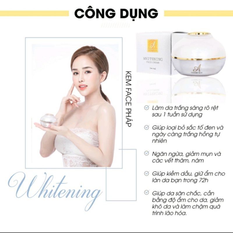 Kem face pháp A cosmetics date mới 2023