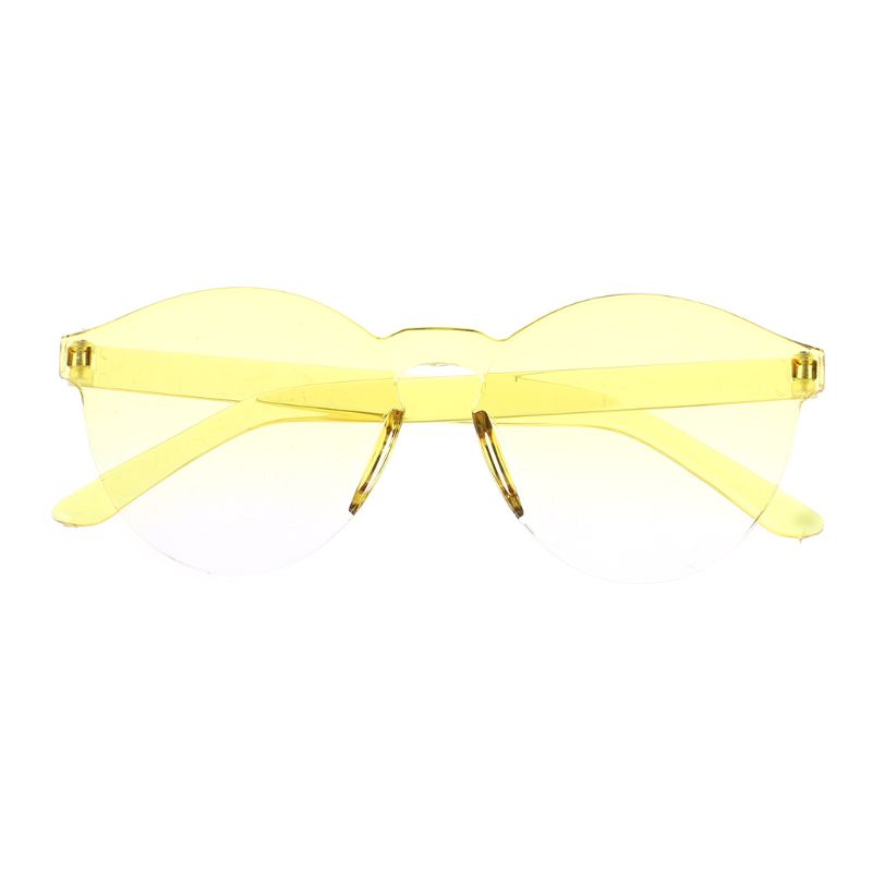 Youyo Bán Chạy Kính Mát Màu Gradient Trong Suốt Thời Trang Unisex Lái Xe Phổ Biến
