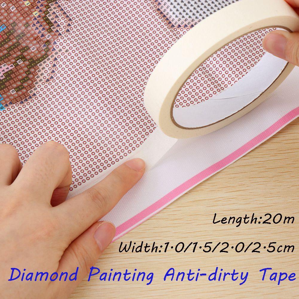 KUNHEV Cuộn Băng Keo 20m Chống Bẩn Dùng Thêu Tranh Chữ Thập DIY