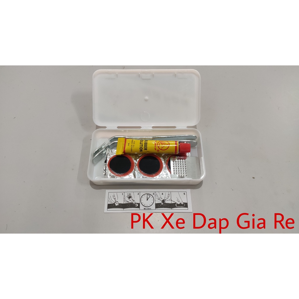 Hộp vá săm xe đạp sahoo chính hãng giá rẻ - PK Xe Dap Gia re