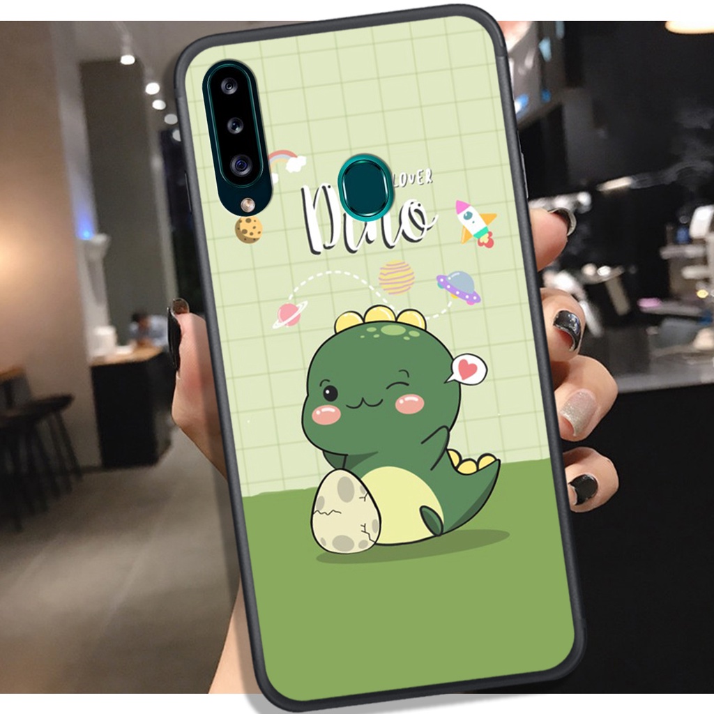 [HOT]ỐP SAMSUNG A20S - M20 - M30 , IN HÌNH KHỦNG LONG CHIBI SIÊU DỄ THƯƠNG.